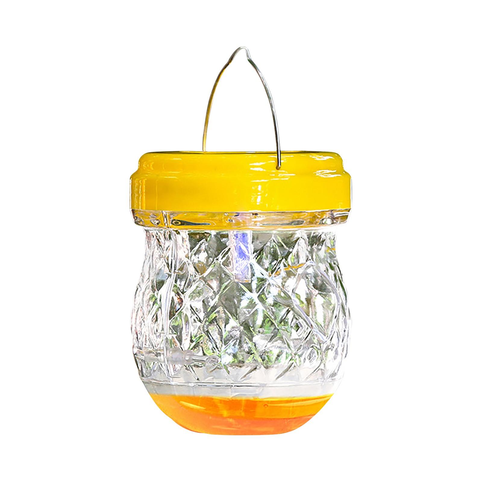 Ловушки для уличного использования, солнечная ловушка для уличного использования, ловушки для шершней, улавливатель пчел и ос для уличного использования в саду жёлтый